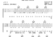 爱似水仙吉他谱 张茜/半吨兄弟《爱似水仙》六线谱无限延音制谱