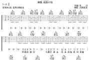 海鸥吉他谱 逃跑计划-海鸥六线谱无限延音制谱