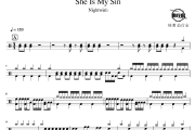 She Is My Sin鼓谱 Nightwish-She Is My Sin爵士鼓谱 鼓行家制谱