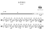 本草纲目鼓谱 周杰伦-本草纲目爵士鼓谱 鼓行家制谱