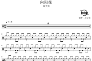 向阳花鼓谱 谢天笑-向阳花爵士鼓谱 鼓行家制谱