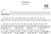 Centuries鼓谱 Fall Out Boy-Centuries爵士鼓谱 鼓行家制谱