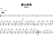 童心向党鼓谱 徐金慧-童心向党爵士鼓谱+动态视频 318鼓谱