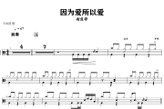 因为爱所以爱鼓谱 谢霆锋-因为爱所以爱爵士鼓谱+动态视频 318鼓谱