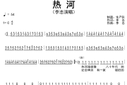 热河简谱 李志《热河》简谱C调