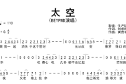 太空简谱 Beyond《太空》简谱G调