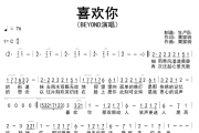 喜欢你简谱 Beyond《喜欢你》简谱C调