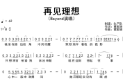 再见理想简谱 Beyond《再见理想》简谱降B调