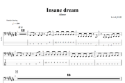 insane dream贝斯谱 Aimer (エメ)《insane dream》贝司BASS谱+动态视频