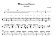 Mountain Mama鼓谱 Gotthard《Mountain Mama》架子鼓|爵士鼓|鼓谱