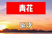 青花简谱 云汐《青花》简谱+动态视频C调