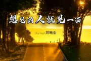 想见的人就见一面简谱 郑畅业《想见的人就见一面》简谱降G调