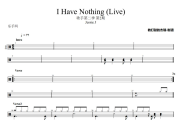 I Have Nothing 鼓谱 Jessie J《I Have Nothing 》(Live)架子鼓|爵士鼓|鼓谱