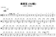 毒草花 鼓谱 小梁的（梁思琪）《毒草花 》(DJ版)架子鼓|爵士鼓|鼓谱+动态视频