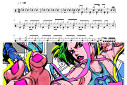 STONE OCEAN鼓谱 岸田教団&THE明星ロケッツ《STONE OCEAN》架子鼓|爵士鼓|鼓谱