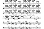 考级《中国音乐学院九级考级曲Bossa Nova》(简化版)架子鼓|爵士鼓|鼓谱